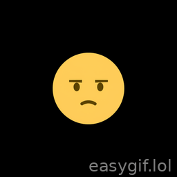 AI-generated animated GIF: angry emoji shouting im angry black bg